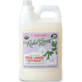 Rebel Green Fresh Laundry Detergent, Lavender &amp; Grapefruit 64 oz.