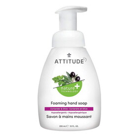 Attitude Foaming Hand Soap, Coriander &amp; Olive 10 fl. oz.
