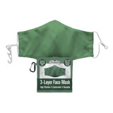 ChicoBag Washable Face Mask with Storage Pouch, Sage Green