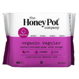 The Honey Pot Organic Regular Herbal Menstrual Pads 20 count