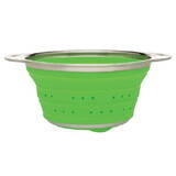 Harold Import Company Green Silicone Collapsible Colander 7.75