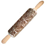 Mrs Anderson Paisley Design Rolling Pin 15