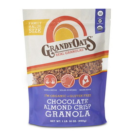 Grandy Oats Organic Gluten-Free Dark Chocolate &amp; Almond Granola 30 oz.