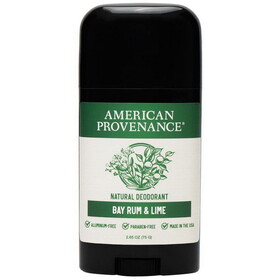 American Provenance Bay Rum &amp; Lime Natural Deodorant Stick 2.65 oz.