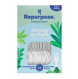 Repurpose Compostable Plastic Forks 24 count
