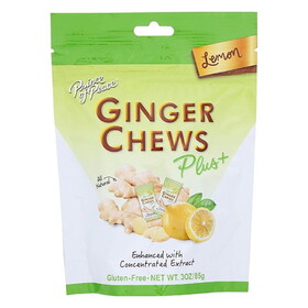Prince of Peace Lemon Ginger Chews Plus 3 oz