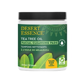 Desert Essence Tea Tree Facial Cleansing Pads 100 pads