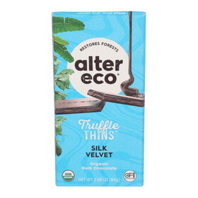 Alter Eco Dark Chocolate Truffle Thins 2.96 oz