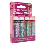 Crazy Rumors Festive Mix Lip Balms 4 pack