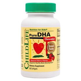 ChildLife Essentials Pure DHA 90 Chewable Soft Gels