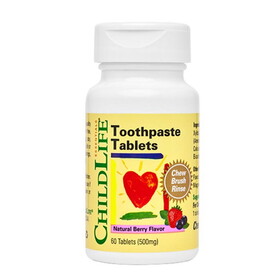 ChildLife Essentials Toothpaste Tablets 60 Chewable Tablets