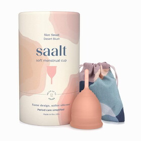 Saalt Mist Desert Blush Small Soft Menstrual Cup