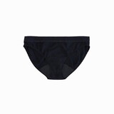 Saalt Volcanic Black XS Cotton Brief Period Underwear