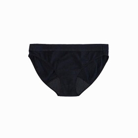 Saalt Volcanic Black XS Cotton Period Underwear