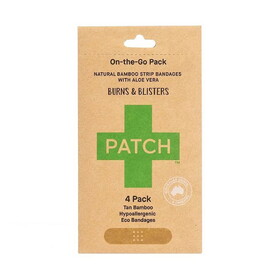 Patch Aloe Vera On-The-Go Bamboo Bandages 4 count
