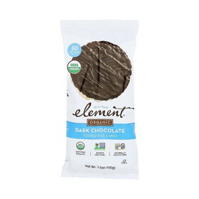 Element Snacks Dark Chocolate Topped Rice Cakes 3.5 oz.