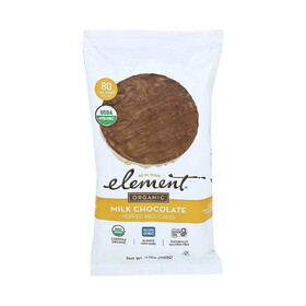 Element Snacks Milk Chocolate Topped Rice Cakes 3.5 oz.
