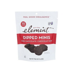 Element Snacks Dark Chocolate Crispy Rice Minis 3 oz.