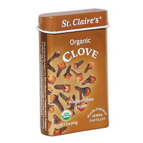 St. Claire&#039;s Organics Clove Pastilles 1.5 oz.