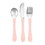 Green Sprouts Light Grapefruit Stainless Steel &amp; Sprout Ware Kids&#039; Cutlery