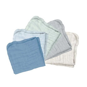 Green Sprouts Blueberry Organic Cotton Muslin Burp Cloths 5 pack