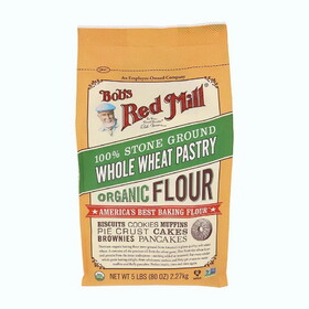 Bob&#039;s Red Mill Organic Whole Wheat Pastry Flour 5 lbs.