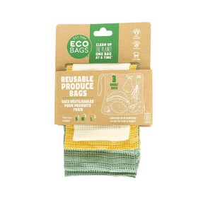 ECOBAGS 3-Piece Cellulose Produce Bags Small, Medium &amp; Large