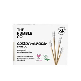 The Humble Co. White Spiral Cotton Swabs 500 count