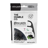 The Humble Co. Charcoal Dental Floss Picks 150 pieces
