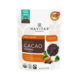 Navitas Organics Semi-Sweet Cacao Wafers 8 oz.