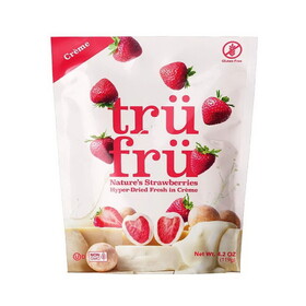 Tru Fru Hyper-Dried Strawberries in Creme 4.2 oz.