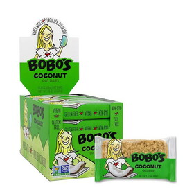 Bobo&#039;s Coconut Oat Bar Display 12 (3 oz.) pack