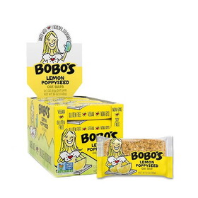 Bobo&#039;s Lemon Poppyseed Oat Bar Display 12 (3 oz.) pack