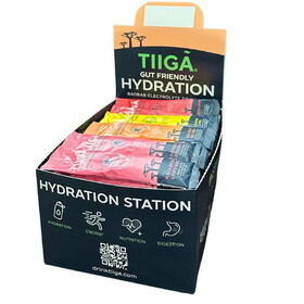 Tiiga Gut Friendly Hydration Variety Box 60 (0.46 oz.) packets
