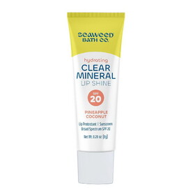 The Seaweed Bath Co. Clear Mineral Lip Shine SPF 20 0.28 oz.
