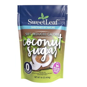 SweetLeaf 50% Reduced Calorie Sweeteners Coconut Sugar 16 oz.