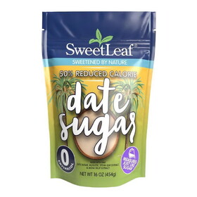 SweetLeaf 50% Reduced Calorie Sweeteners Date Sugar 16 oz.