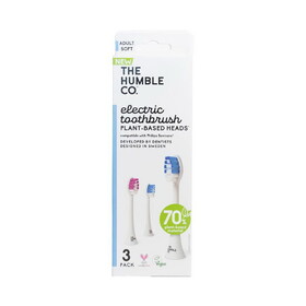 The Humble Co. Plant-Based Electric Toothbrush Replacement Heads, 3 count