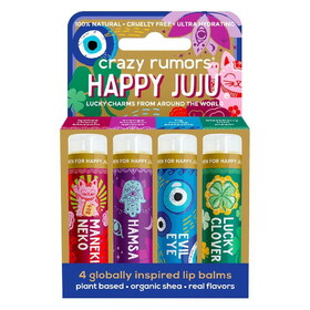 Crazy Rumors Happy Juju Lucky Charms Mix Lip Balms 4-pack