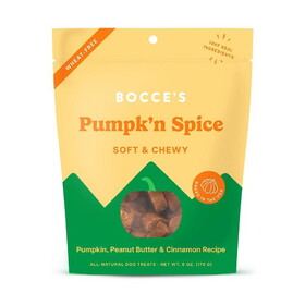 Bocce&#039;s Bakery Pumpkin Spice Latte Soft &amp; Chewy Treats 6 oz.