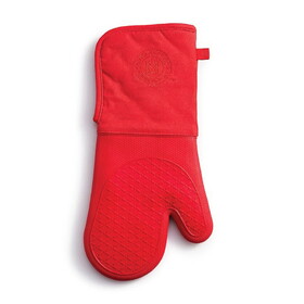 King Arthur Baking Company Red Heavy Duty Oven Mitt 15&quot; x 7&quot; x 1&quot;