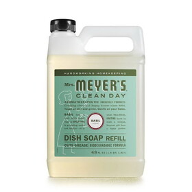 Mrs. Meyer&#039;s Clean Day Basil Dish Soap Refill 48 fl. oz.