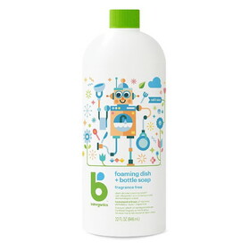 Babyganics Fragrance-Free Foaming Dish &amp; Bottle Soap 32 fl. oz. refill