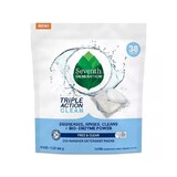 Seventh Generation Triple Action Clean Free + Clear Dishwashing Dish Packs 38 count