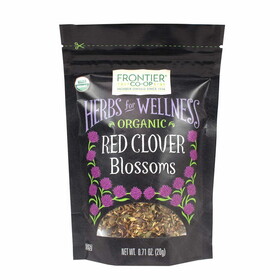 Frontier Co-op Organic Whole Red Clover Blossoms 0.71 oz.