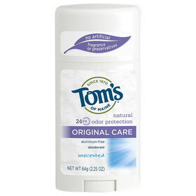Tom's of Maine 5467 Unscented Long Lasting Deodorant 2.25 oz.