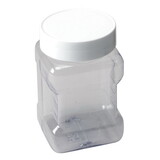Plastic Spice Jar with Cap 16 oz