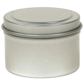 Frontier Co-op Round Metal Tin with Silver Finish