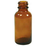 Frontier Co-op Amber Boston Round Bottle (6 count) 1 oz
