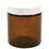 Frontier Co-op Amber Wide Mouth Jar with Cap 4 fl oz